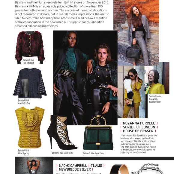 Balmain x H&M Yellow Braided Jersey Top - Picture 14 of 14